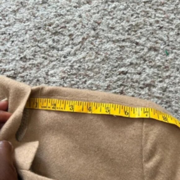 100% Real Camel hair coat/‎ blazer in beige color. Sz XL - Picture 8 of 13
